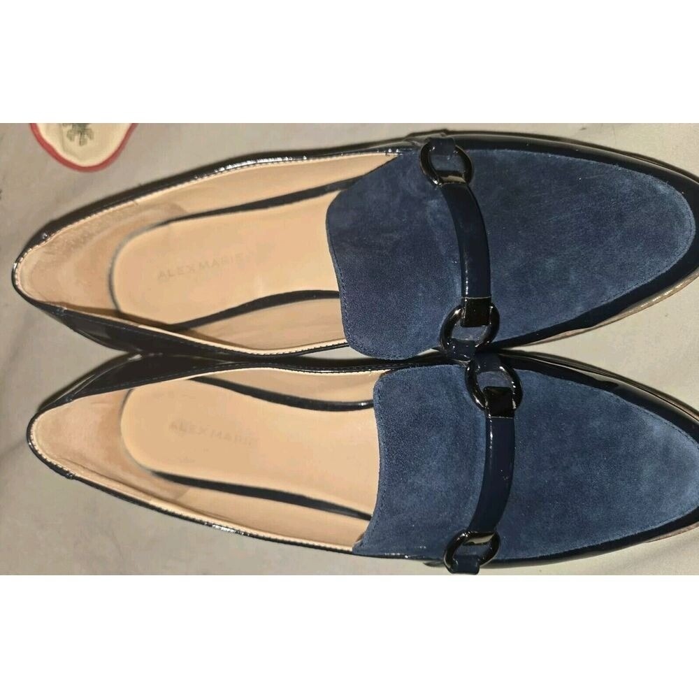 Alex Marie Women's Loafers Navy Blue Slip On Comfort Shoes Size 11M - Picture 5 of 11